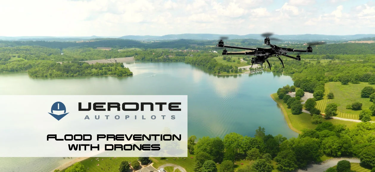 Utilizing drones for flood prevention, Veronte Autopilots offers innovative solutions for monitoring and mitigating natural disasters.