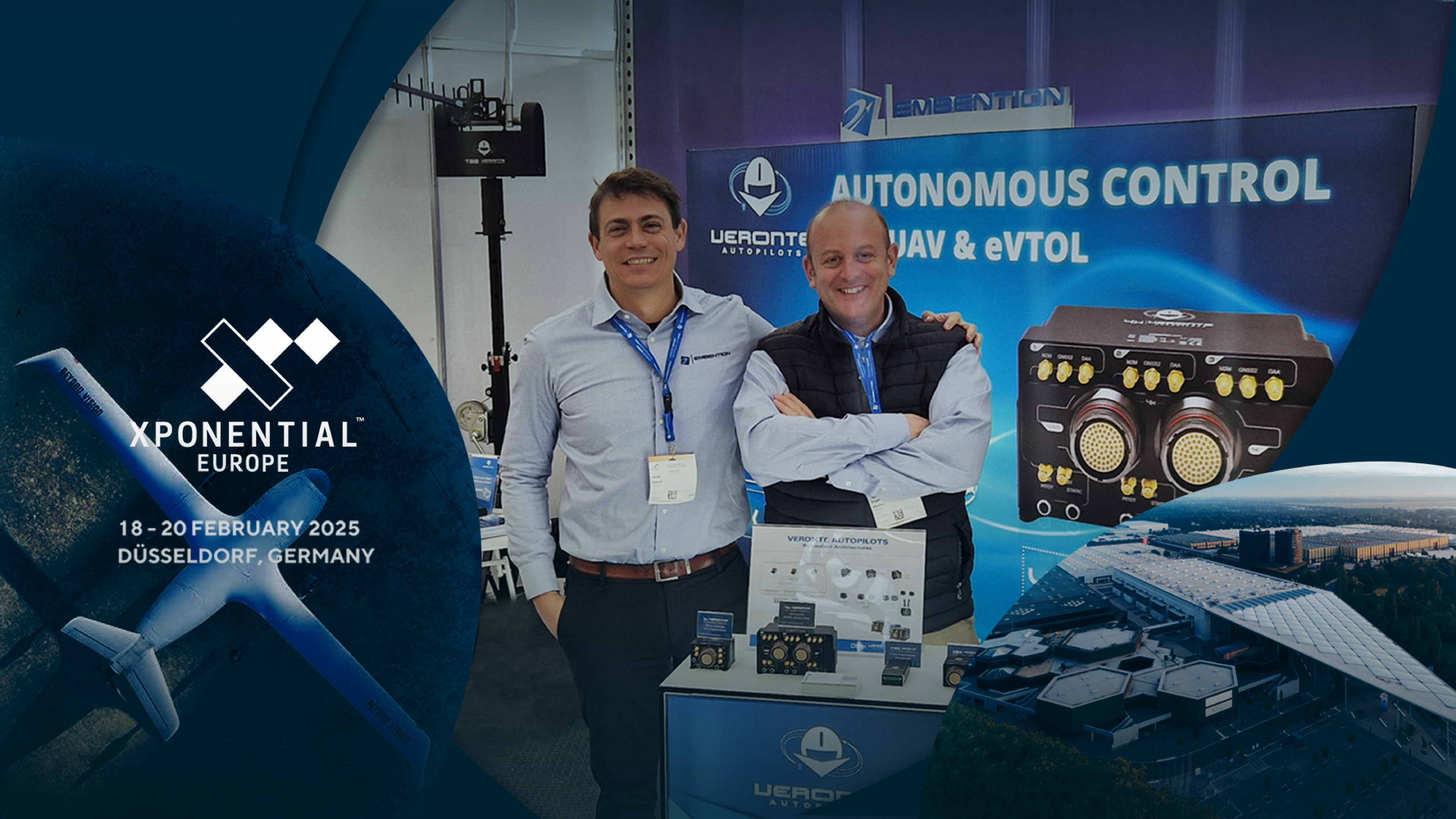 2 men in a booth at Xponential Europe 2025