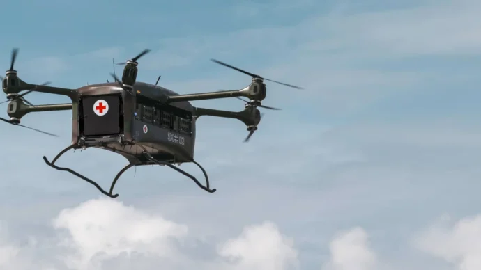 <span style="font-weight: 400;">Uncrewed <strong>medical evacuation drone</strong></span>